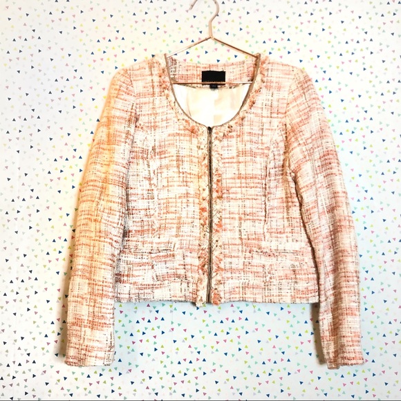 Cynthia Rowley Jackets & Blazers - Cynthia Rowley || tweed / boucle pink blazer